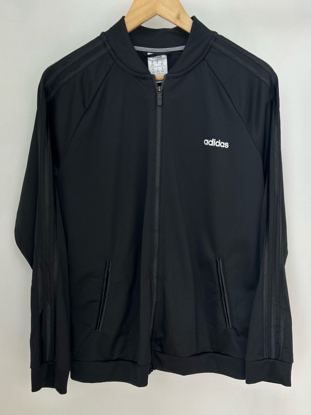 adidas Black Full-Zip Track Jacket | Men’s XL